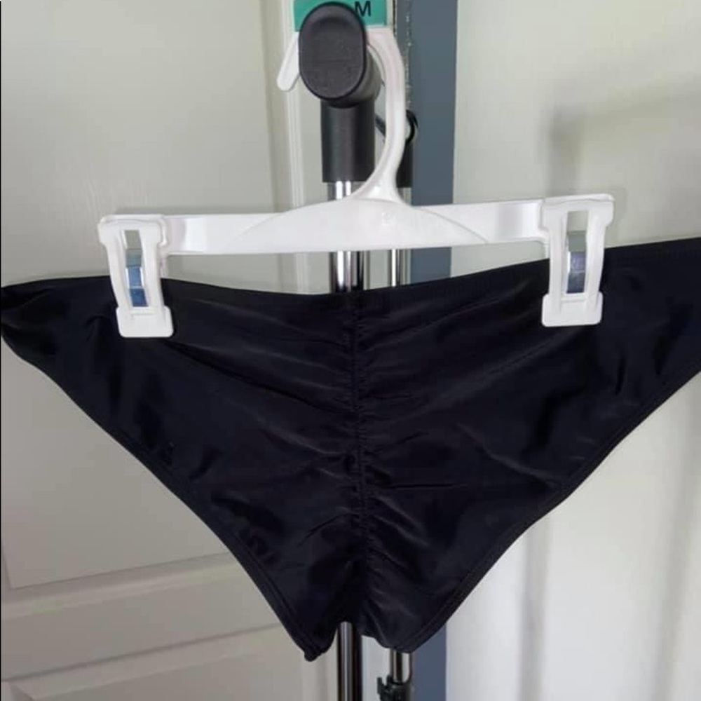 Black Bathing Suit Bottoms Elastic On The Butt